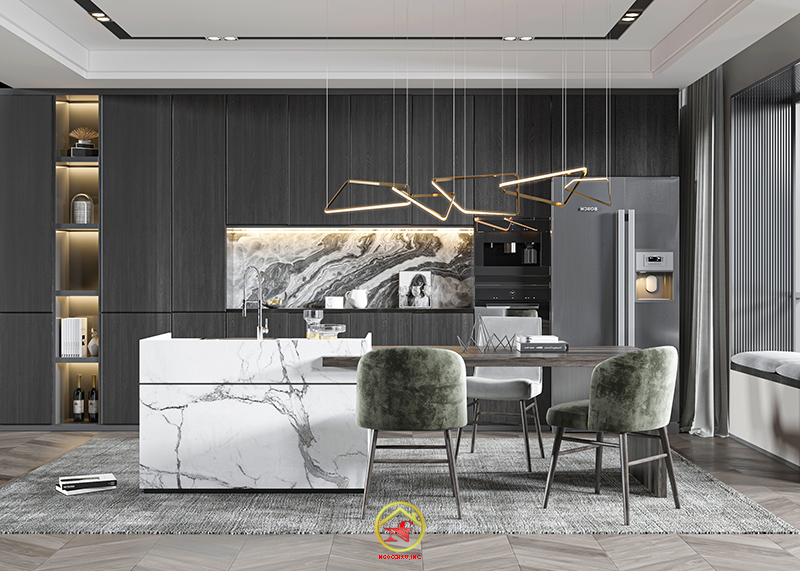 TỦ BẾP MELAMIN THAI LAN 39